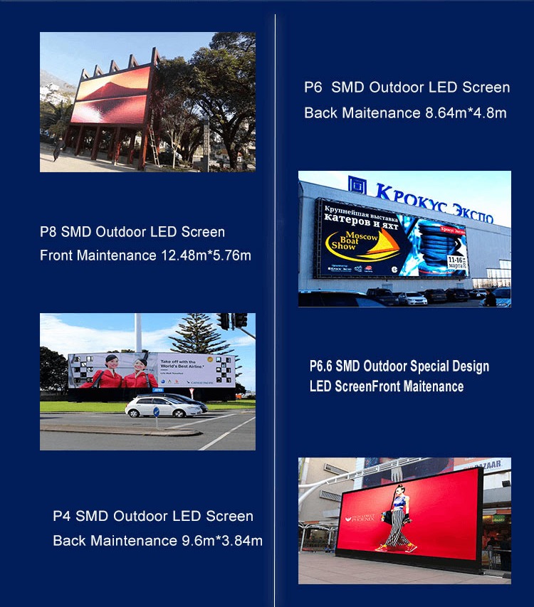 waterproof Outdoor led panels video wall