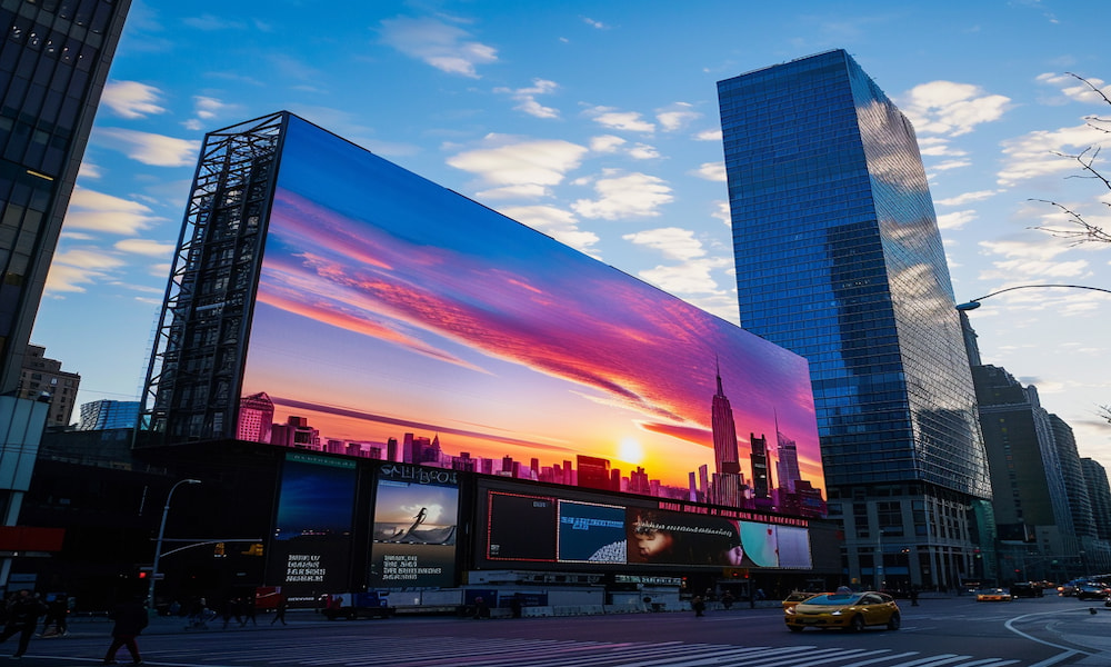 Mobile LED billboard truck